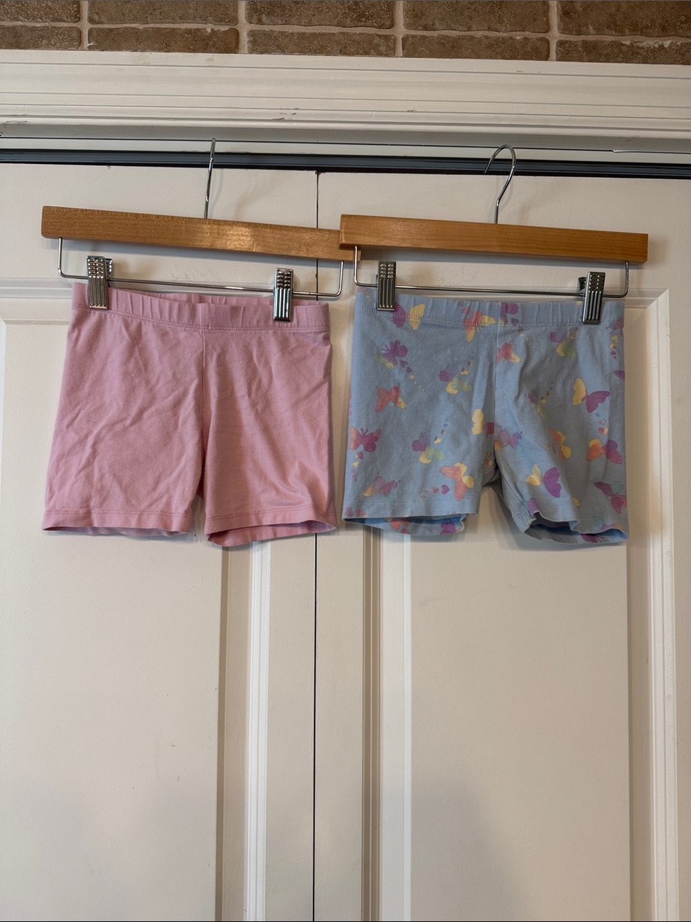 Bundle of 4 6x Shorts. Two Bike Shorts. One pajama bottom. One floral.